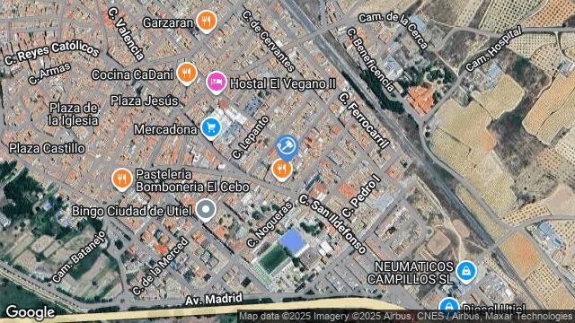 Ubicación de la subastas Subasta de vivienda en UTIEL