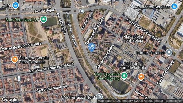 Ubicación de la subastas Subasta de cl canal del llor ( terrassa) en TERRASSA