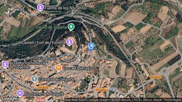 Ubicación de la subastas Subasta de garaje en SEGORBE