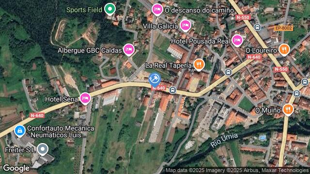 Ubicación de la subastas Subasta de garaje en Caldas de Reis