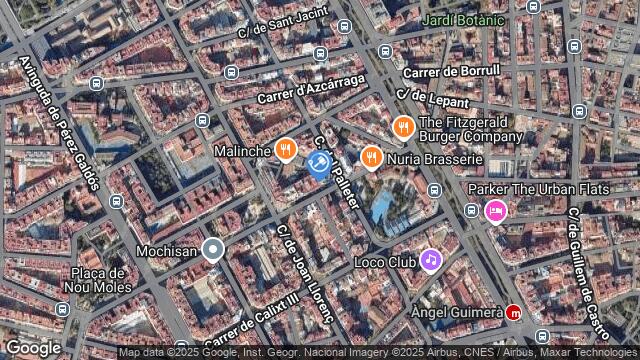 Ubicación de la subastas Subasta de garaje en VALENCIA