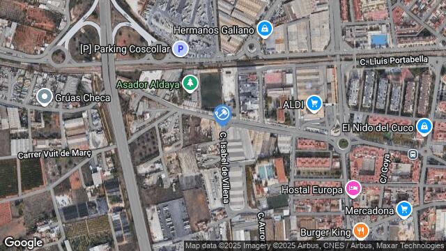 Ubicación de la subastas Subasta de vivienda en XIRIVELLA