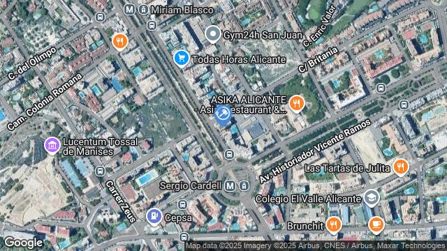 Ubicación de la subastas Subasta de cl britania ( alicante/alacant) en ALICANTE/ALACANT