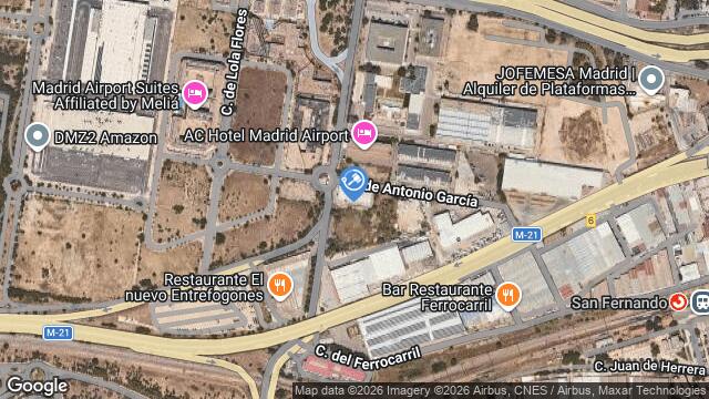Ubicación de la subastas Subasta de nave industrial en Coslada