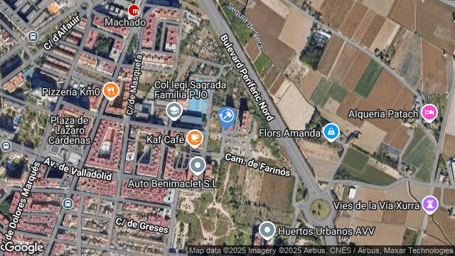 Ubicación de la subastas Subasta de garaje en VALENCIA