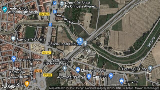 Ubicación de la subastas Subasta de vivienda en ORIHUELA