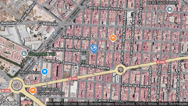 Ubicación de la subastas Subasta de vivienda en ELCHE