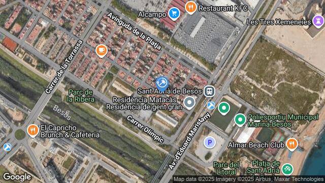 Ubicación de la subastas Subasta de vivienda en SANT ADRIA DE BESOS