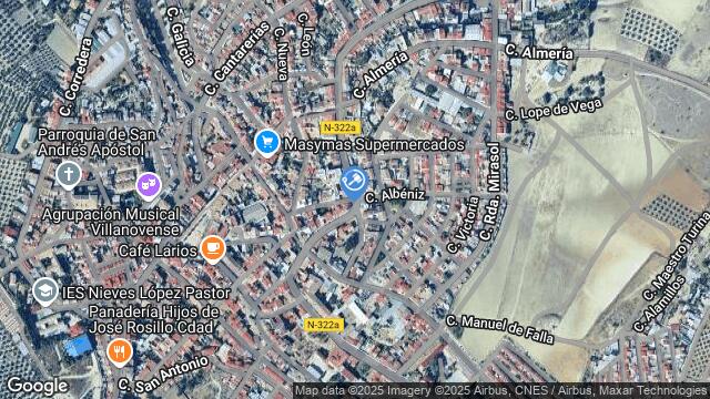 Ubicación de la subastas Subasta de vivienda en VILLANUEVA DEL ARZOBISPO