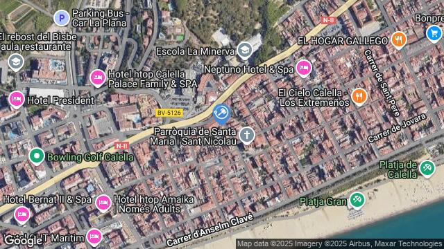 Ubicación de la subastas Subasta de garaje en CALELLA