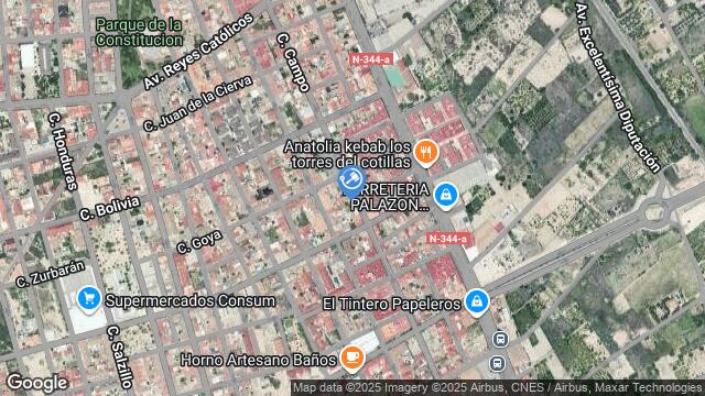 Ubicación de la subastas Subasta de cl manuel de falla en Murcia