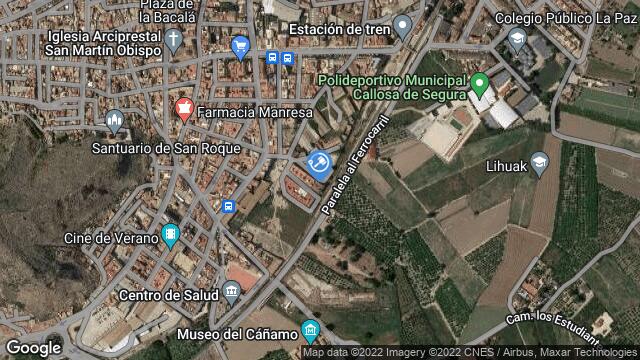 Ubicación de la subastas Subasta de vivienda en CALLOSA DE SEGURA