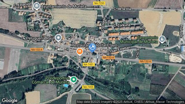 Ubicación de la subastas Subasta de finca rústica en Murieta