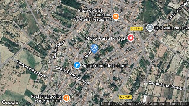 Ubicación de la subastas Subasta de garaje en MARIA DE LA SALUT