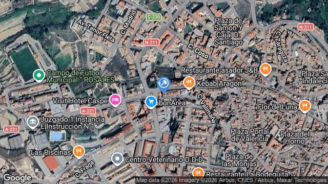 Ubicación de la subastas Subasta de vivienda en CASPE