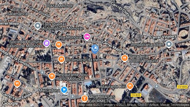 Ubicación de la subastas Subasta de vivienda en MONÒVER