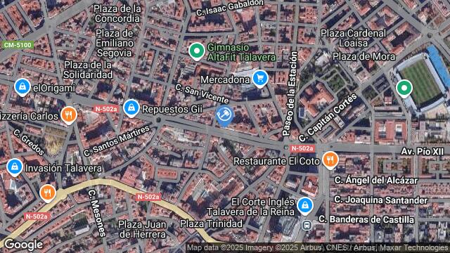 Ubicación de la subastas Subasta de garaje en TALAVERA DE LA REINA