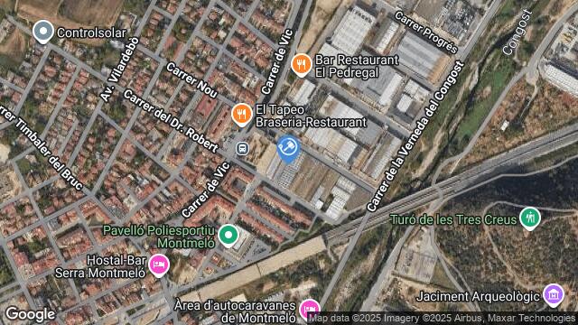 Ubicación de la subastas Subasta de nave industrial en Montmeló