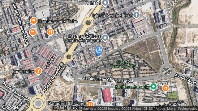 Ubicación de la subastas Subasta de garaje en ELX