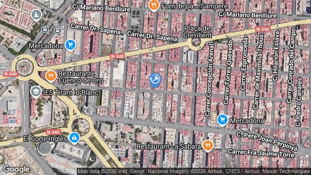 Ubicación de la subastas Subasta de cl capitan alfonso vives ( elche/elx) en ELCHE/ELX