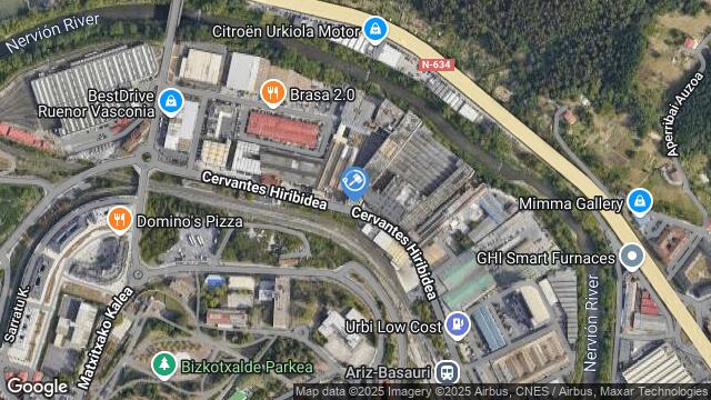 Ubicación de la subastas Subasta de av cervantes en Vizcaya