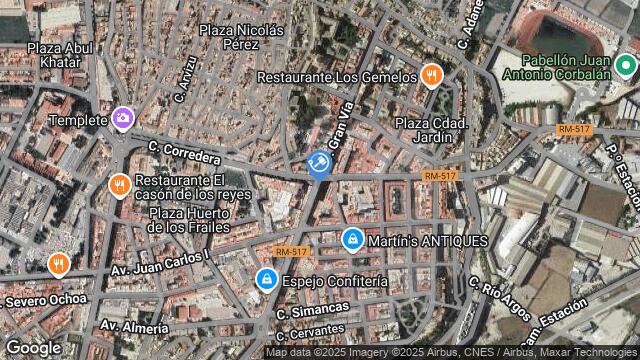 Ubicación de la subastas Subasta de finca rústica en CARAVACA DE LA CRUZ