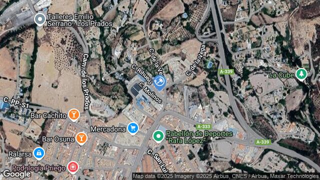 Ubicación de la subastas Subasta de cl cerrillo carpintero-veg 1 ( priego de cÓrdoba) en PRIEGO DE CÓRDOBA