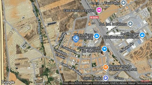 Ubicación de la subastas Subasta de cl guadix ( padul) en PADUL