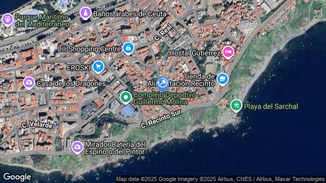 Ubicación de la subastas Subasta de vivienda en Ceuta