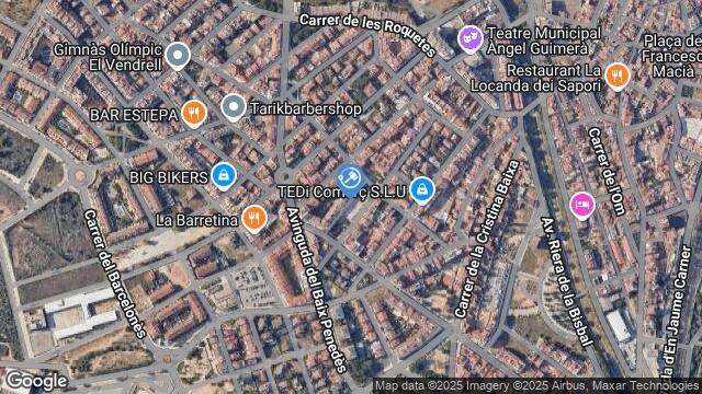 Ubicación de la subastas Subasta de av paisos catalans ( vendrell, el) en VENDRELL, EL