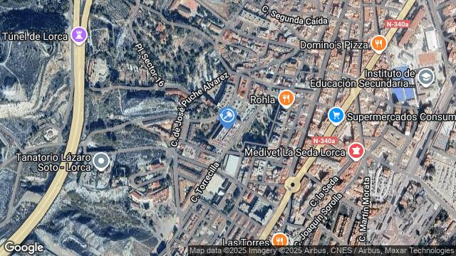 Ubicación de la subastas Subasta de garaje en Lorca