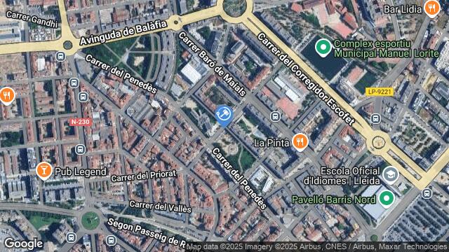 Ubicación de la subastas Subasta de local comercial en LLEIDA