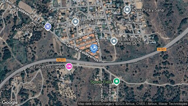 Ubicación de la subastas Subasta de finca rústica en PELAYOS DE LA PRESA