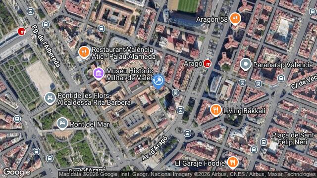 Ubicación de la subastas Subasta de pl plaza de mestalla en Valencia