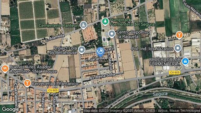 Ubicación de la subastas Subasta de vivienda en FORMENTERA DEL SEGURA