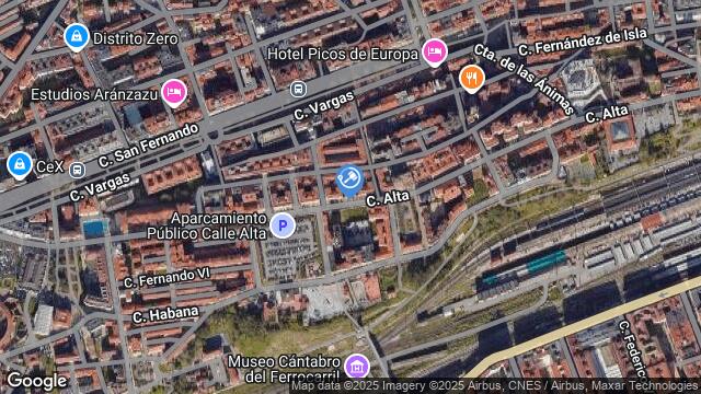 Ubicación de la subastas Subasta de cl alta ( santander) en SANTANDER