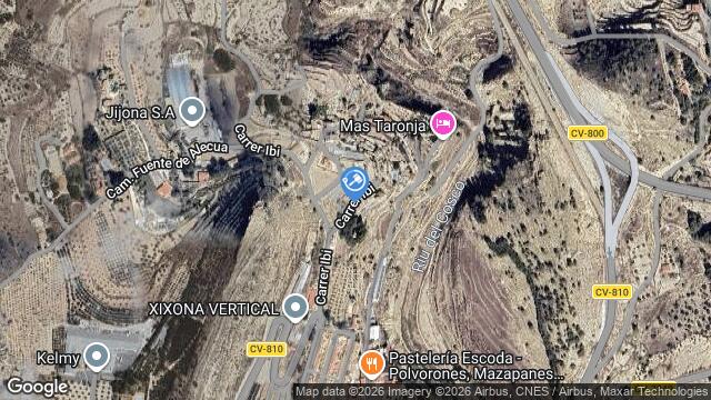 Ubicación de la subastas Subasta de cl nueva ( jijona/xixona) en JIJONA/XIXONA