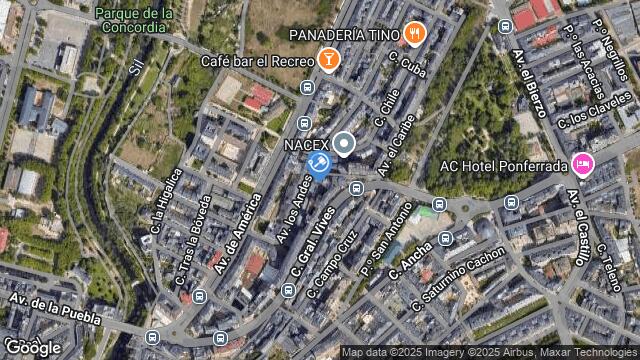 Ubicación de la subastas Subasta de vivienda en Ponferrada