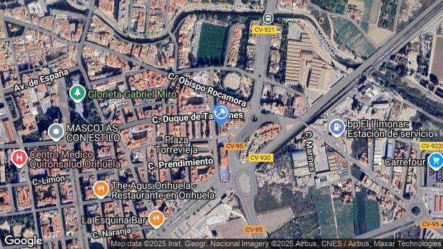 Ubicación de la subastas Subasta de vivienda en Orihuela